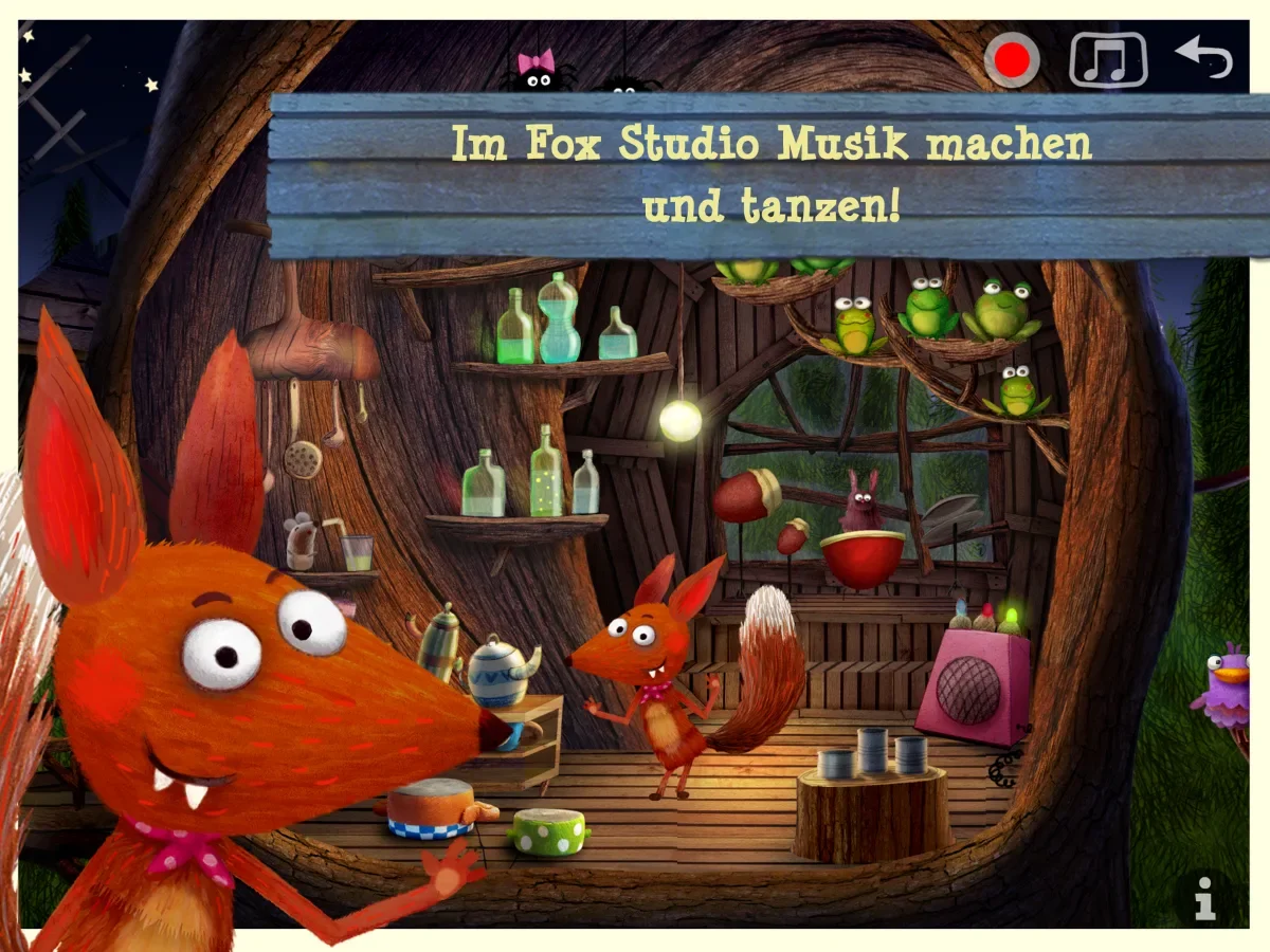 Kleiner Fuchs Kinderlieder – Einblick in die App 3