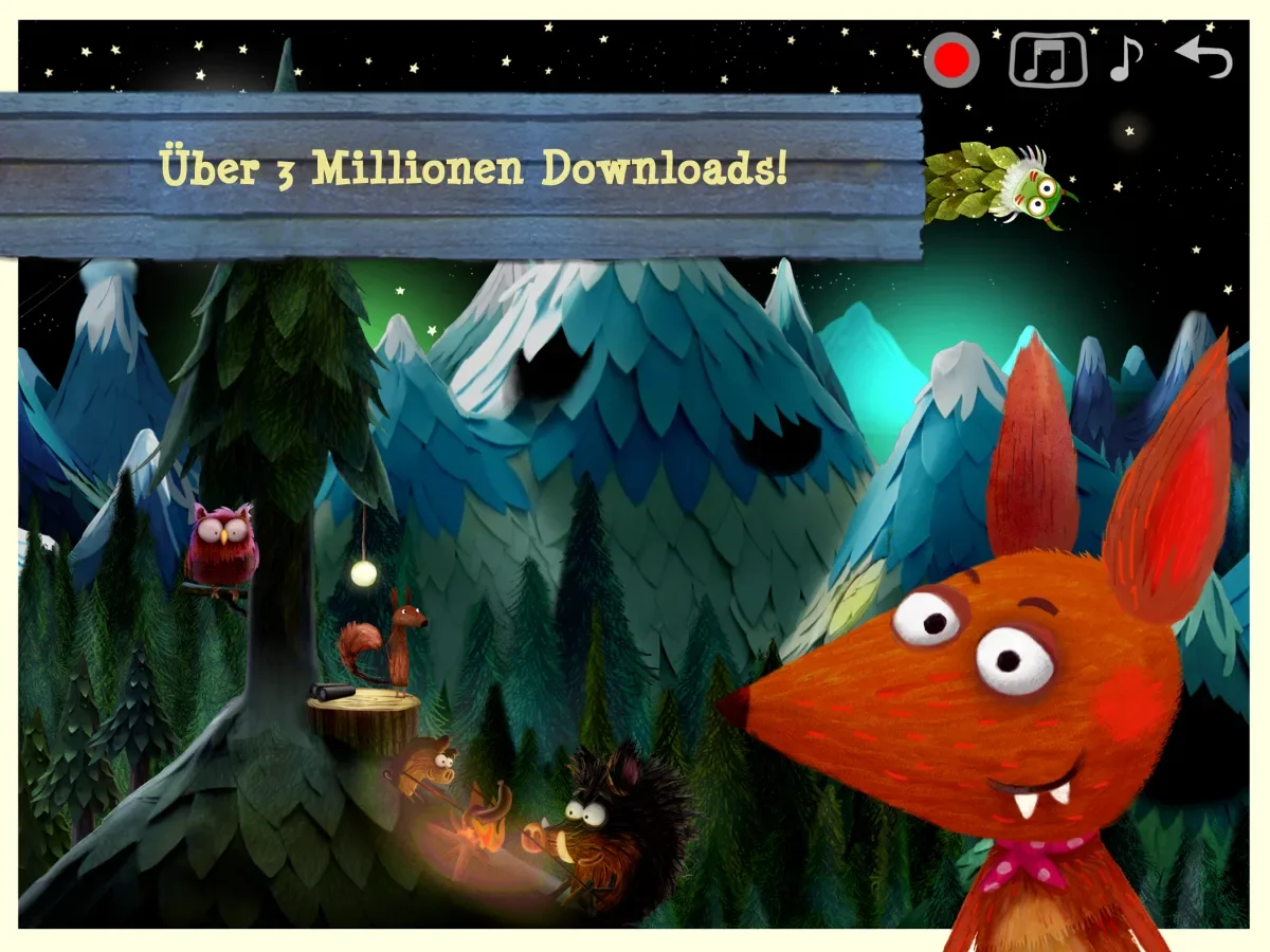 Kleiner Fuchs Kinderlieder – Einblick in die App 4