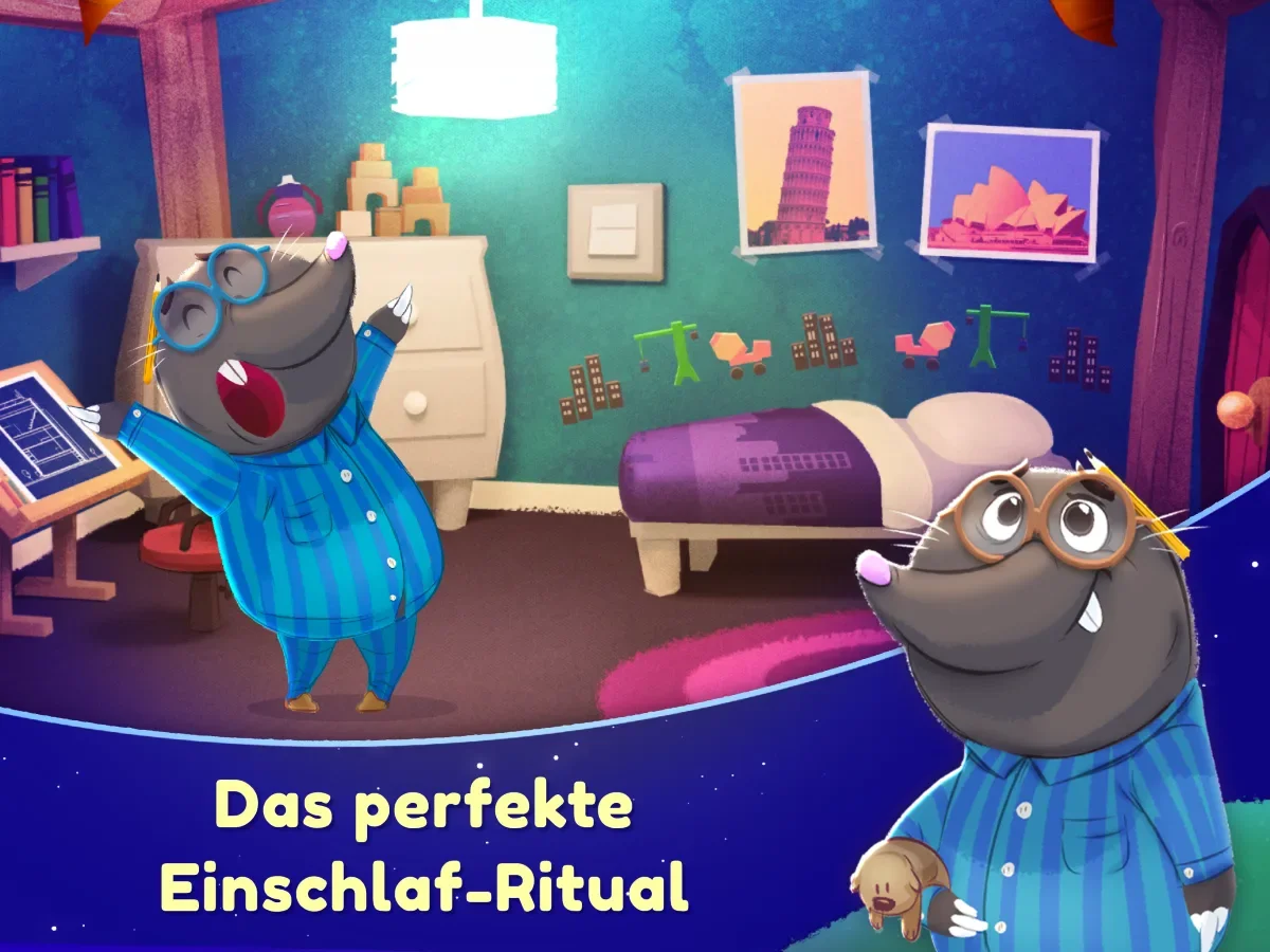 Schlaf Gut Waldtiere – Einblick in die App 1