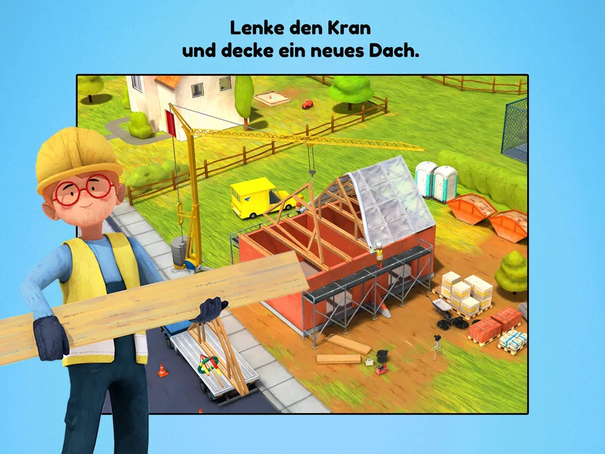Kleine Bauarbeiter – Einblick in die App 3