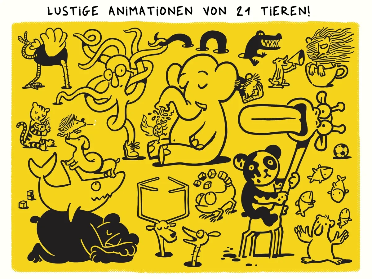 Streichelzoo von Christoph Niemann – Einblick in die App 3
