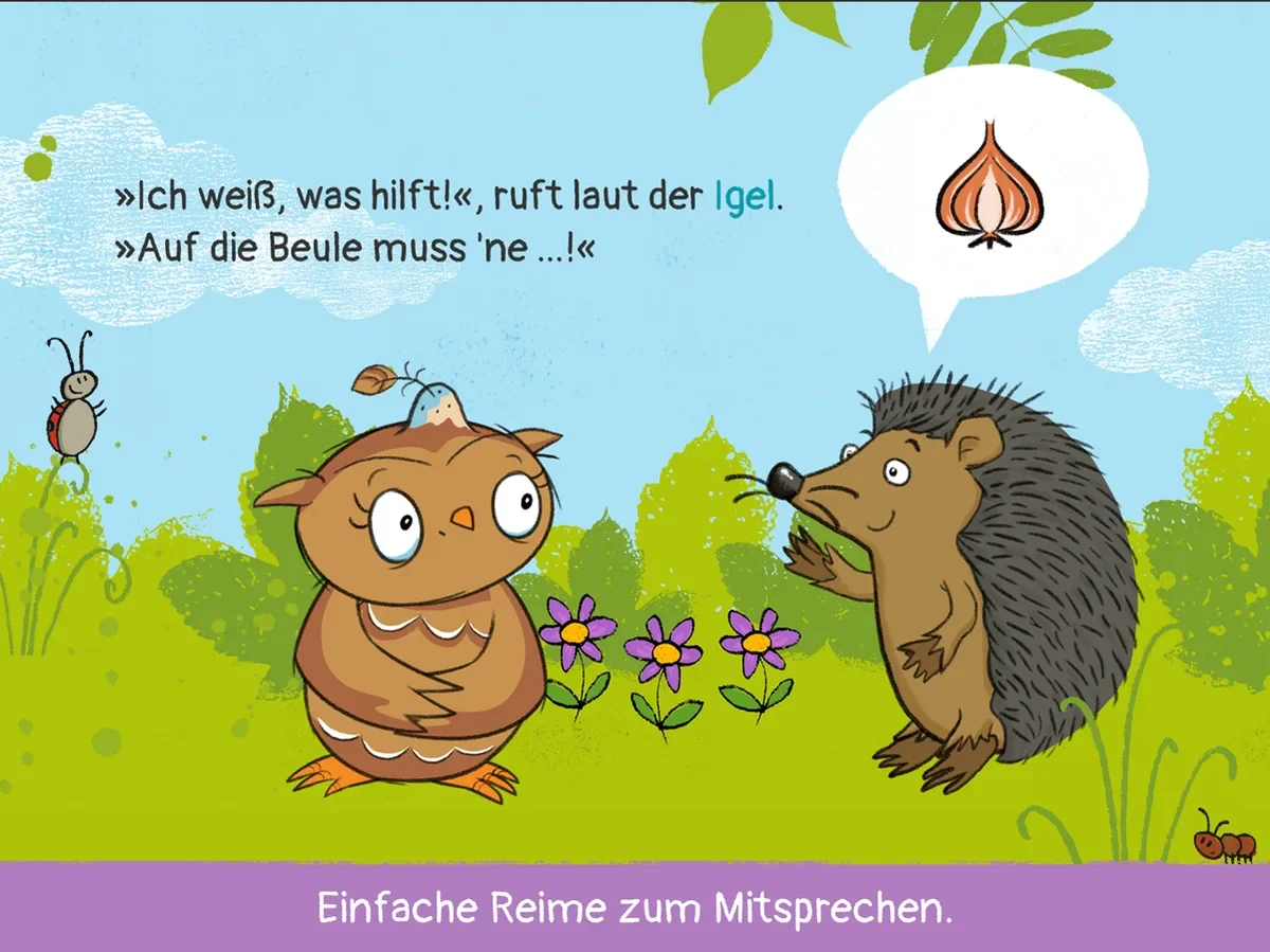 Kleine Eule App – einfache Reime für Kinder