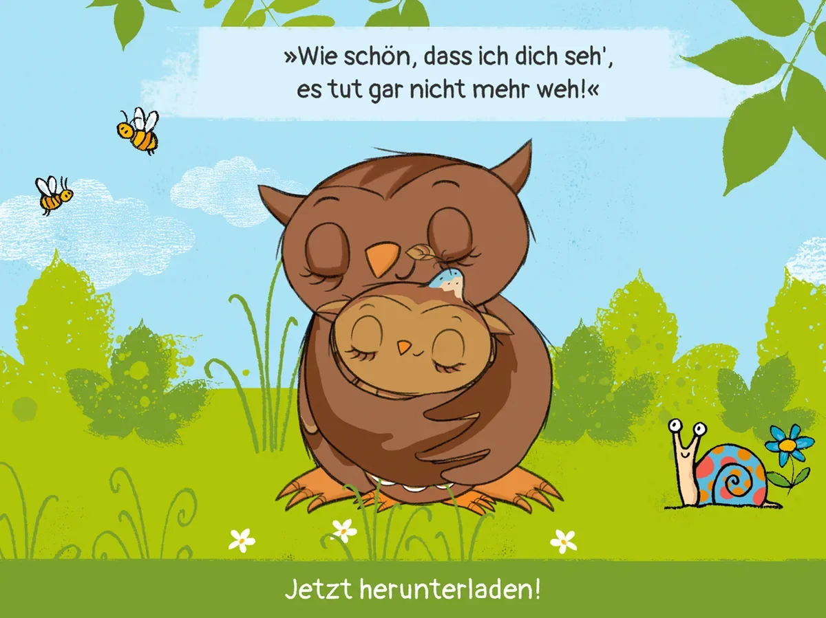 Kleine Eule App – Trost Geschichte für Kleinkinder