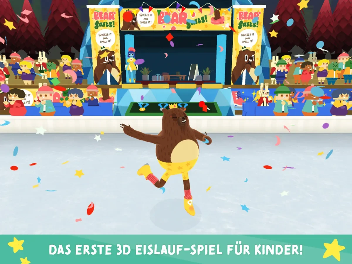 Nice Skating – 3D Eislaufspiel für Kinder – Einblick in die App 1