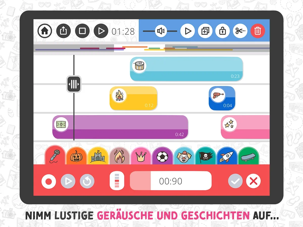 Audio Adventure – Tonstudio App für Kinder