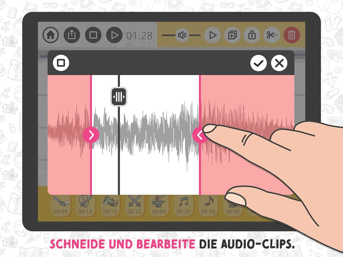 Audio Adventure – Schneide und bearbeite deine Tonaufnahmen
