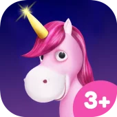 App-Symbol: Einhorn Glitzerglück
