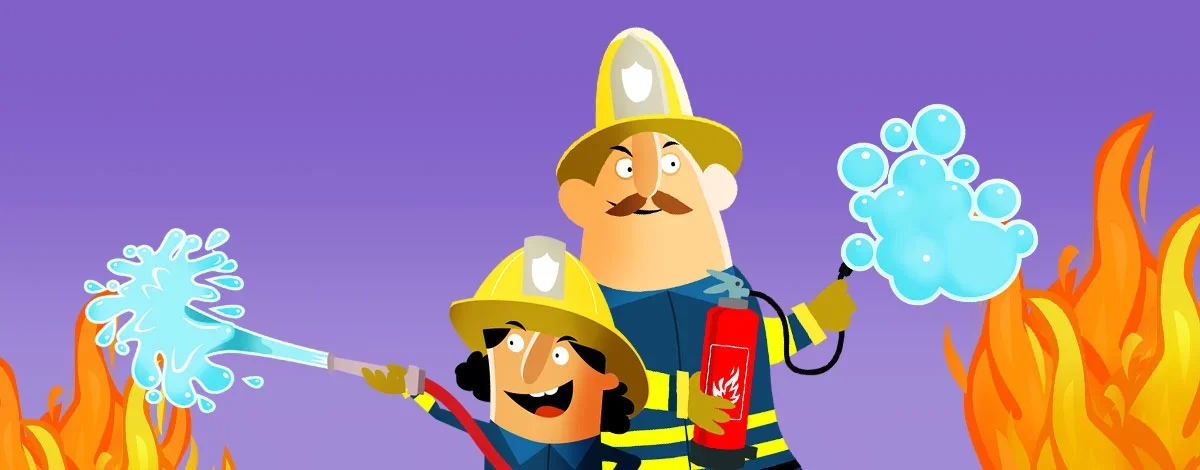Kleine Feuerwehr: Die Feuerwache erkunden und bei Rettungseinsätzen helfen.