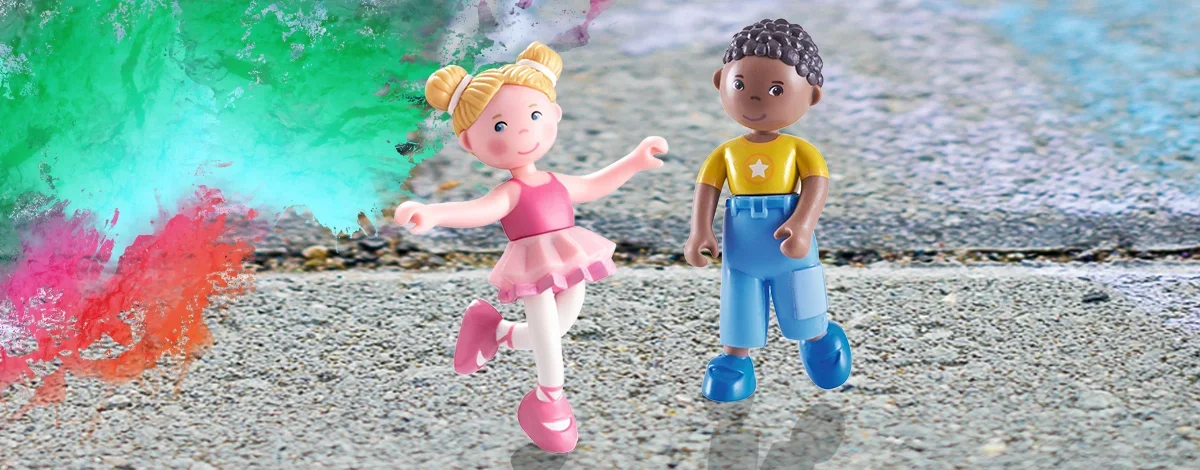 Little Friends Dance Studio AR: Tanzaufführungen mit den Little-Friends-Figuren gestalten.
