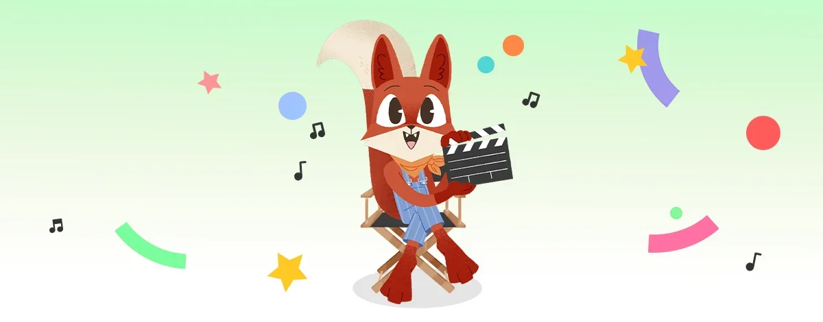 Movie Adventure: Figuren, Hintergründe und Musik zu einem eigenen Film verbinden.